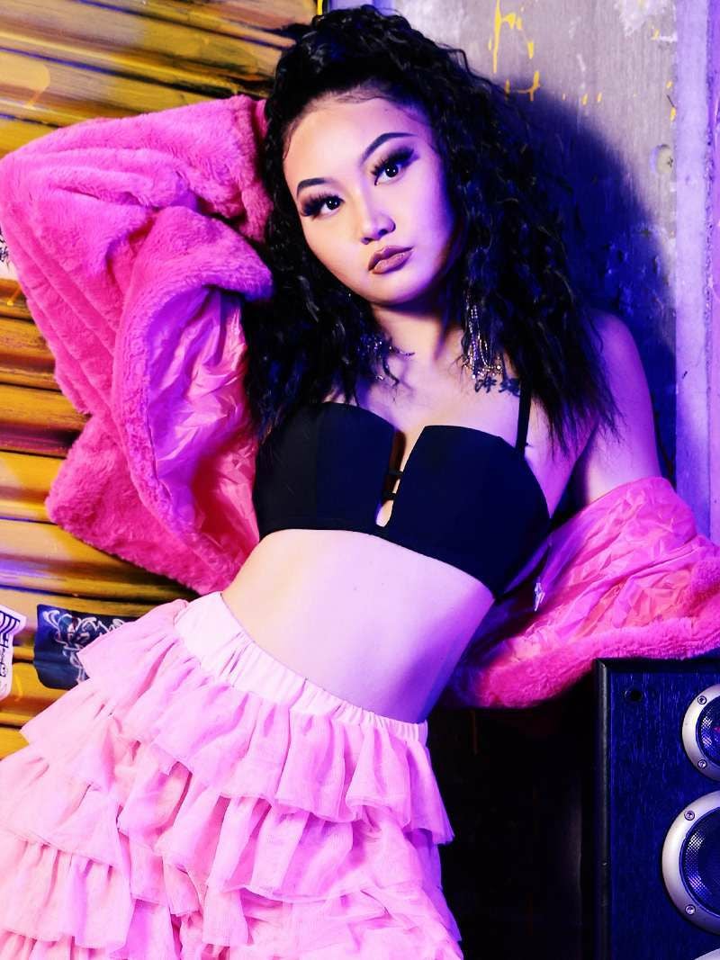 ネオンカラーショート丈エコファージャケット ダンス衣装【bombshell