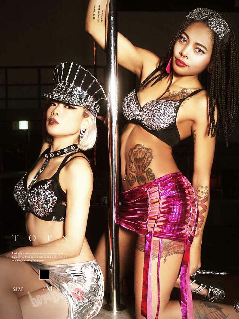 セクシーキラキララインストーンブラジャー衣装【ダンス衣装通販