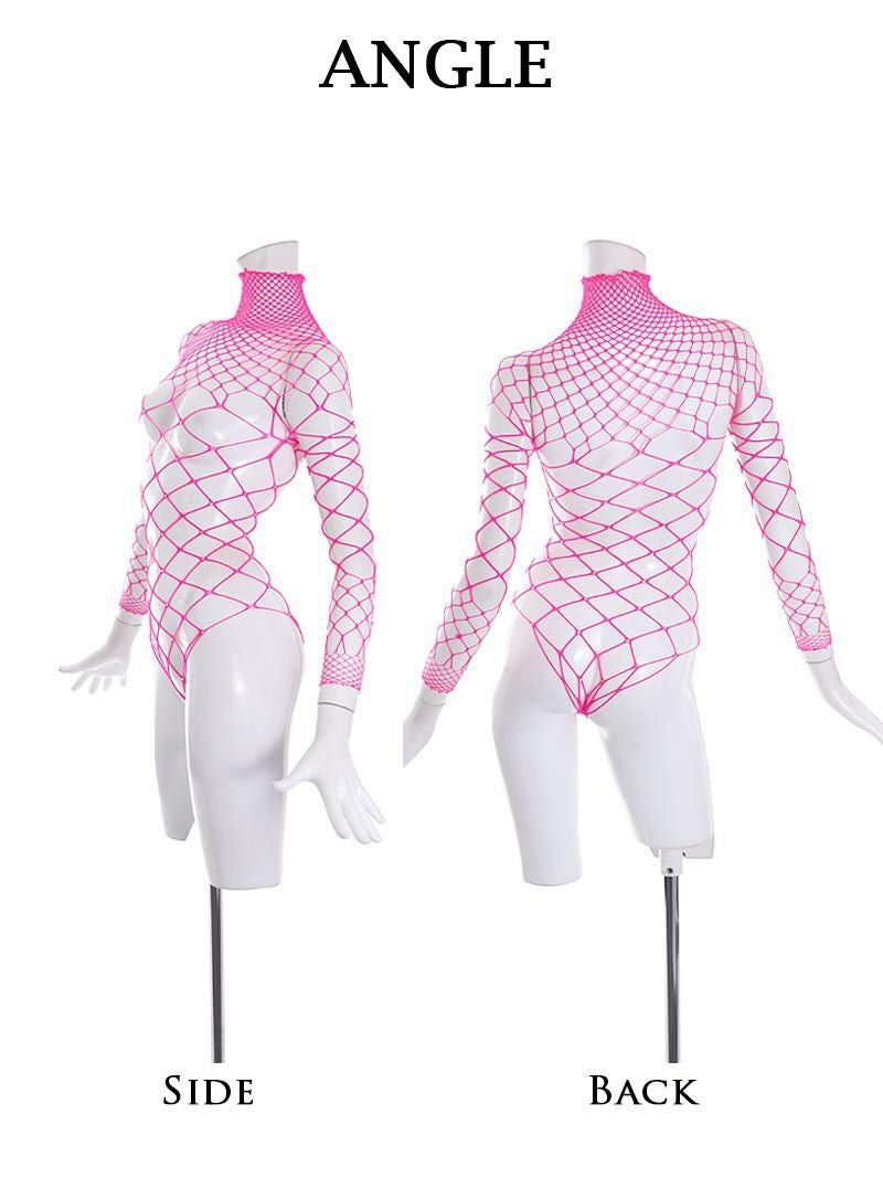 ストーン付きSEXYメッシュボディスーツ