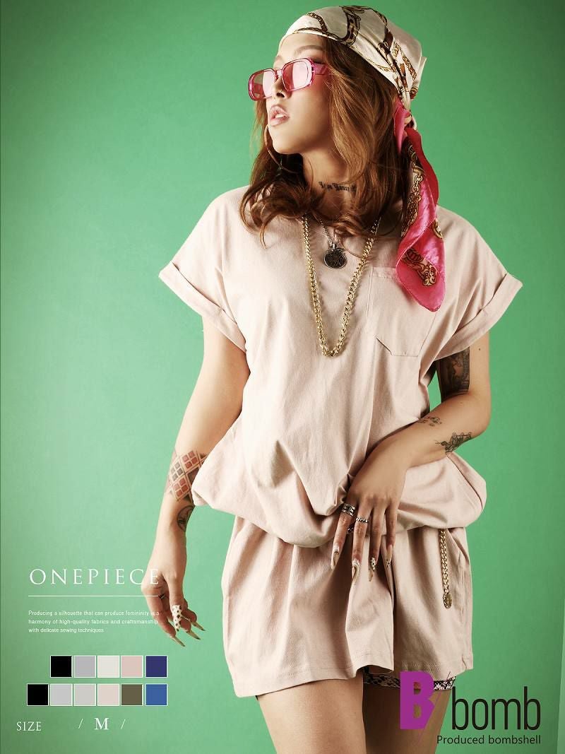 ゆるシルエットTシャツワンピース