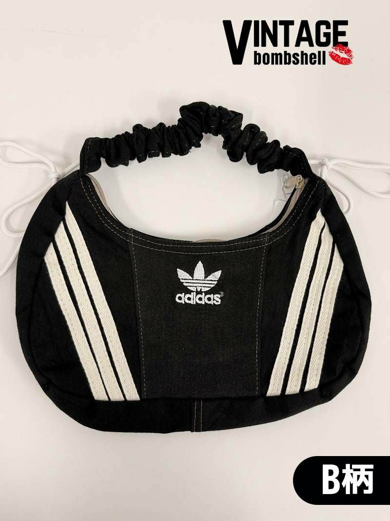 スーパーセール￥5980→￥5681！ adidas3本ライン×ブラックデニム再