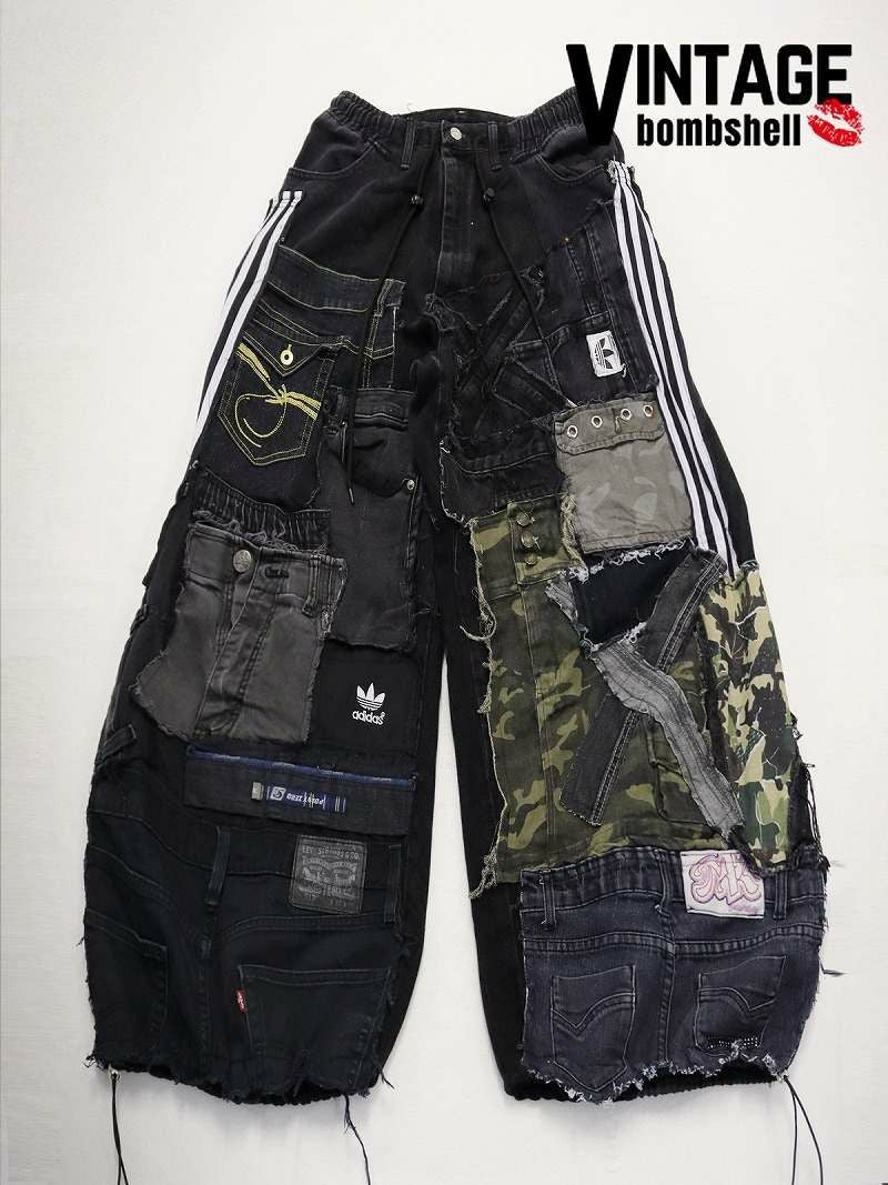 決算SALE￥18480→￥17556！ パッチワークシリーズ・adidasドッキング