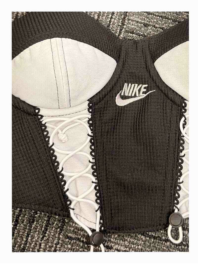 NIKEロゴ再構築モノトーンレースアップビスチェ【Bbヴィンテージ