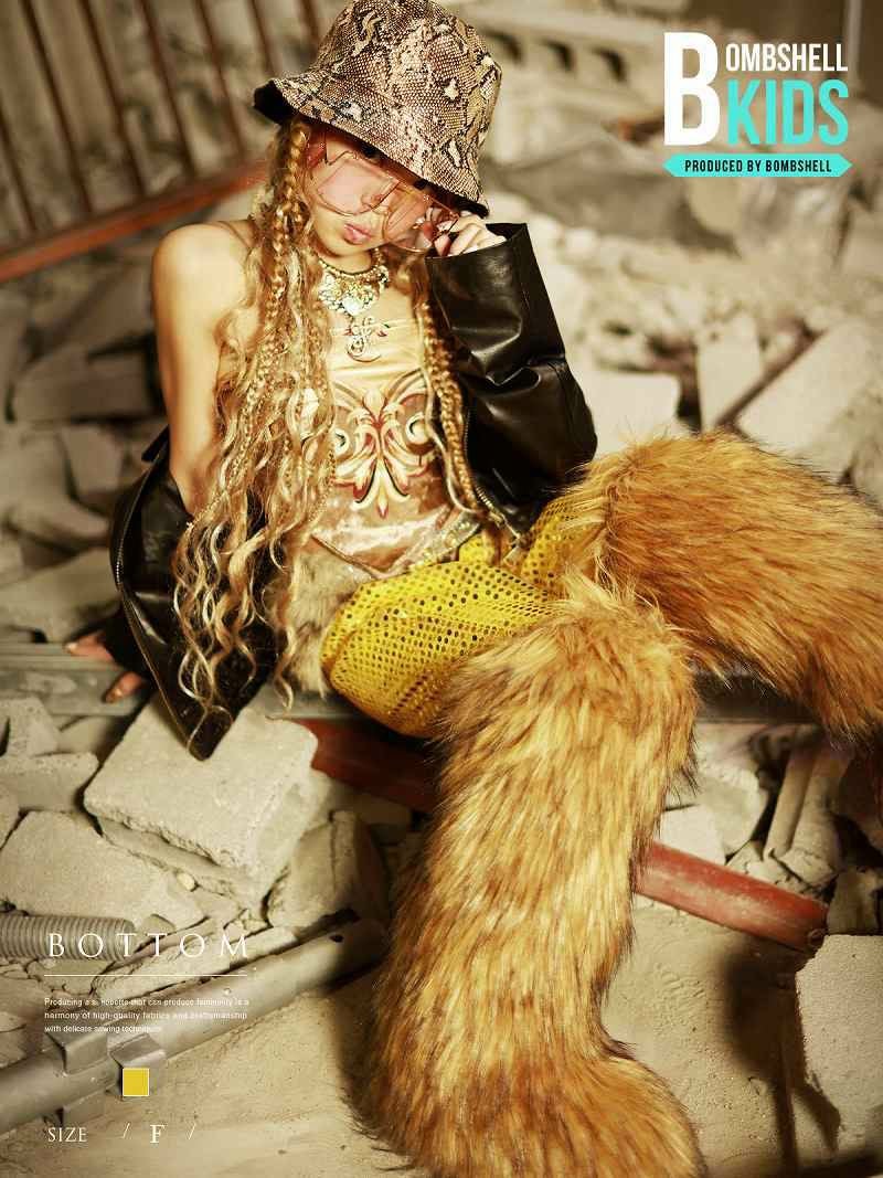 キラキラ輝く！スパンコールサルエルステージ衣装キッズパンツ【bombshell KIDS】