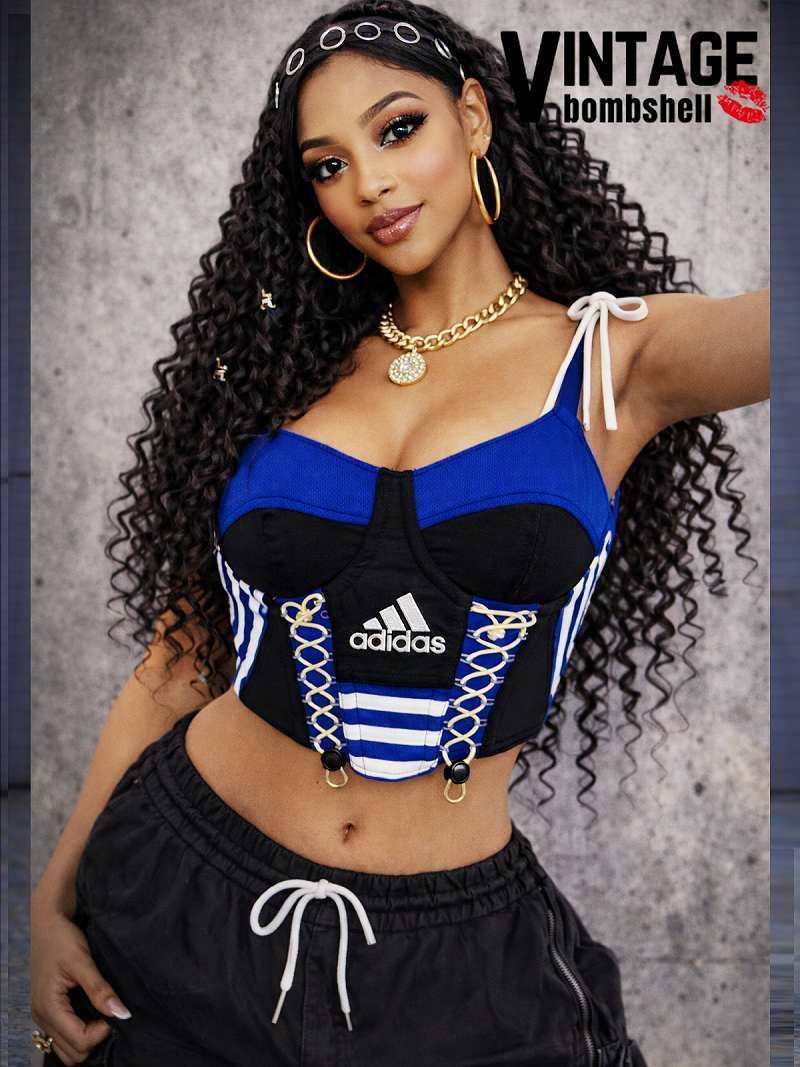 アディダス再構築リメイクダブルスピンドルビスチェ【Bbヴィンテージ】