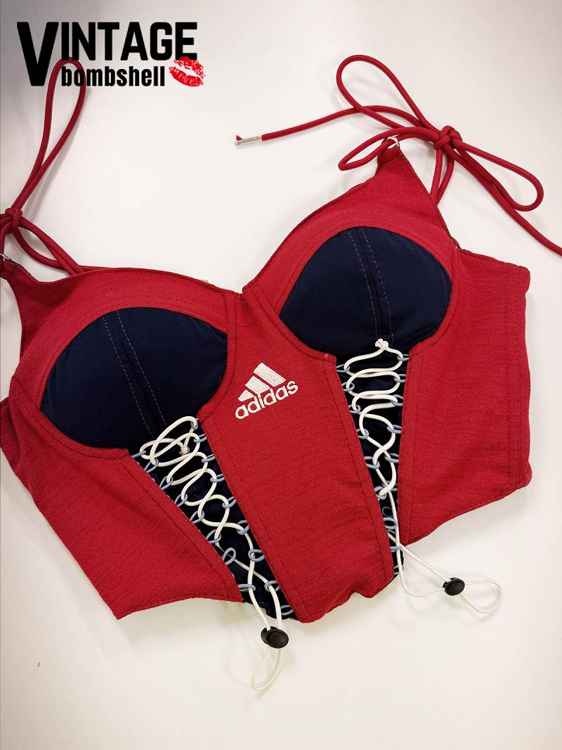 adidasリメイク・バイカラーレースアップコルセット【Bbヴィンテージ】